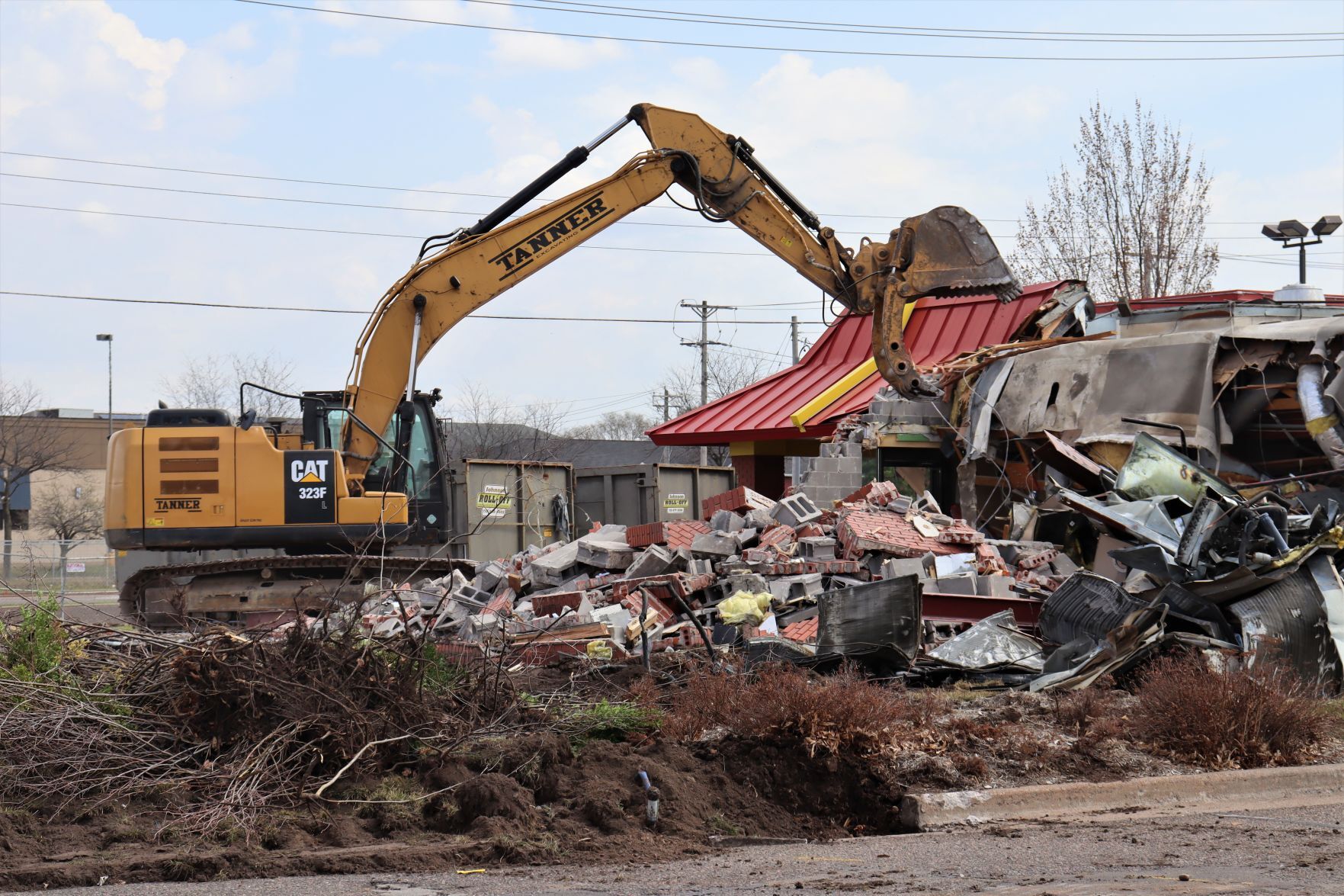 Chippewa Falls McDonald's Demolition